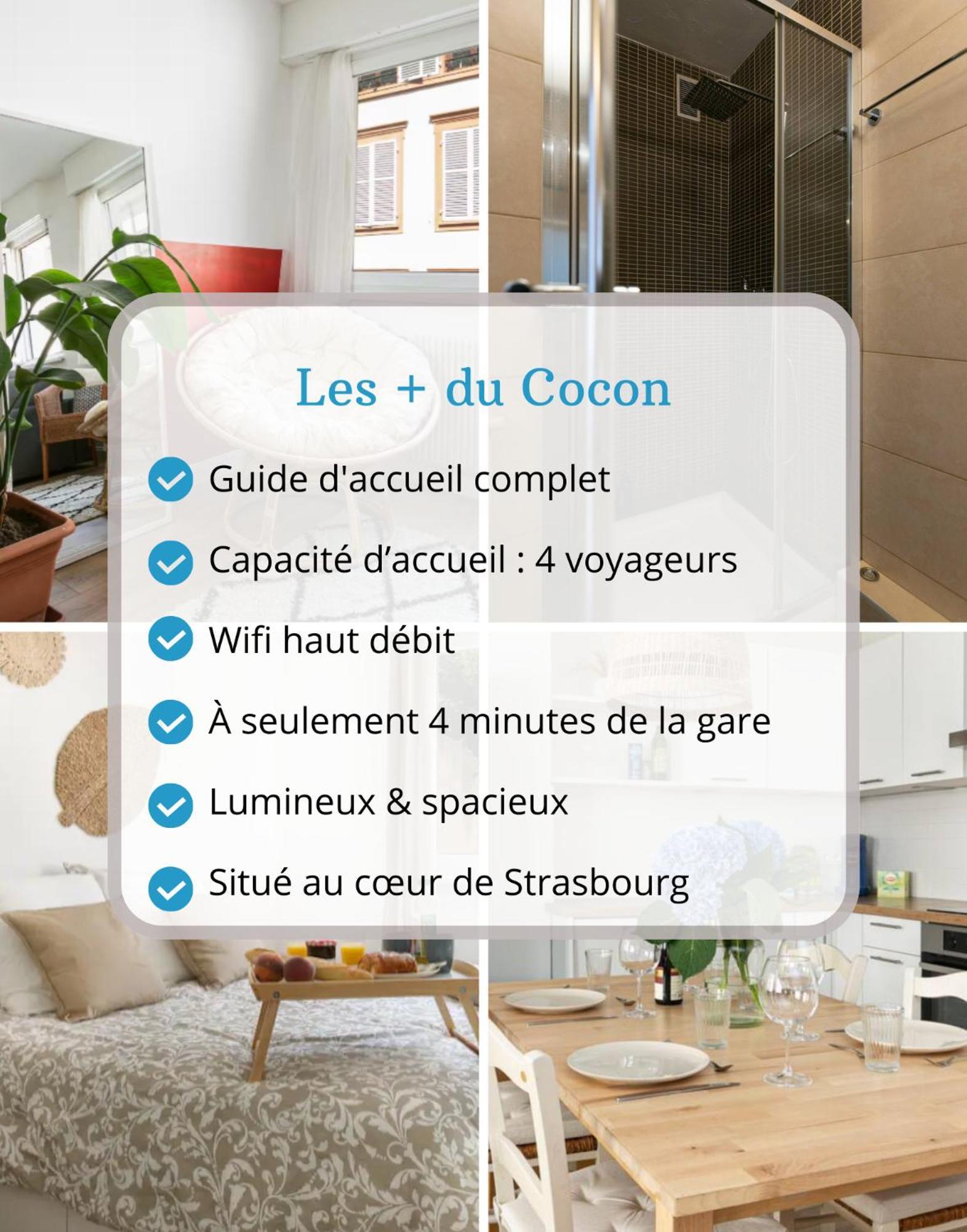 Le Cocon - Proche Gare - Lumineux & Centre Ville - Commerces A Proximite Strasbourg Exterior photo
